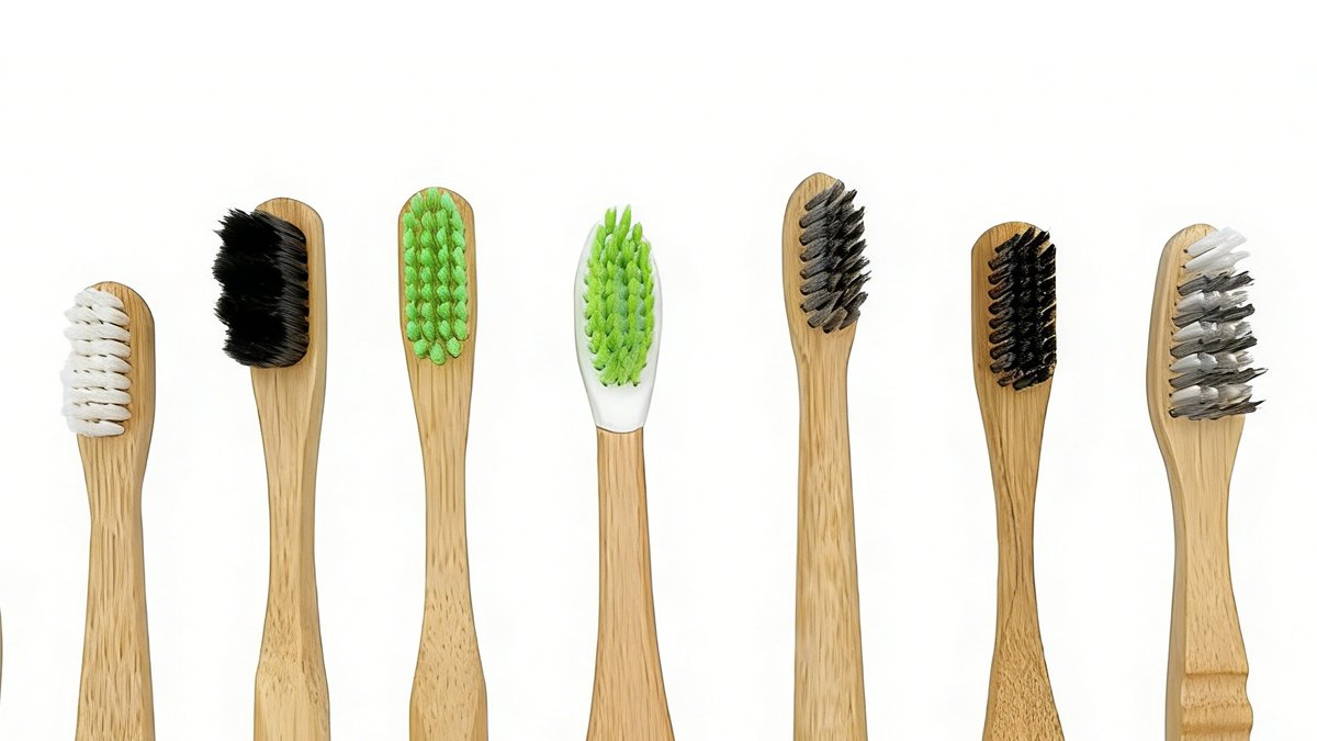 Bamboo Toothbrushes 14 Custom Head Shapes