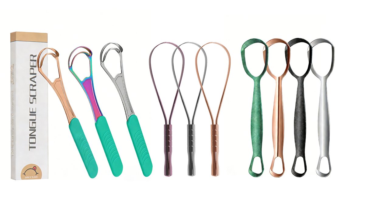 Custom tongue scraper shape