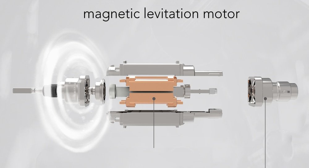 Elektromotor mit magnetischer Levitation und Elektromotor mit hohlem Becher einer elektrischen Zahnbürste 1 1 21100G20032104