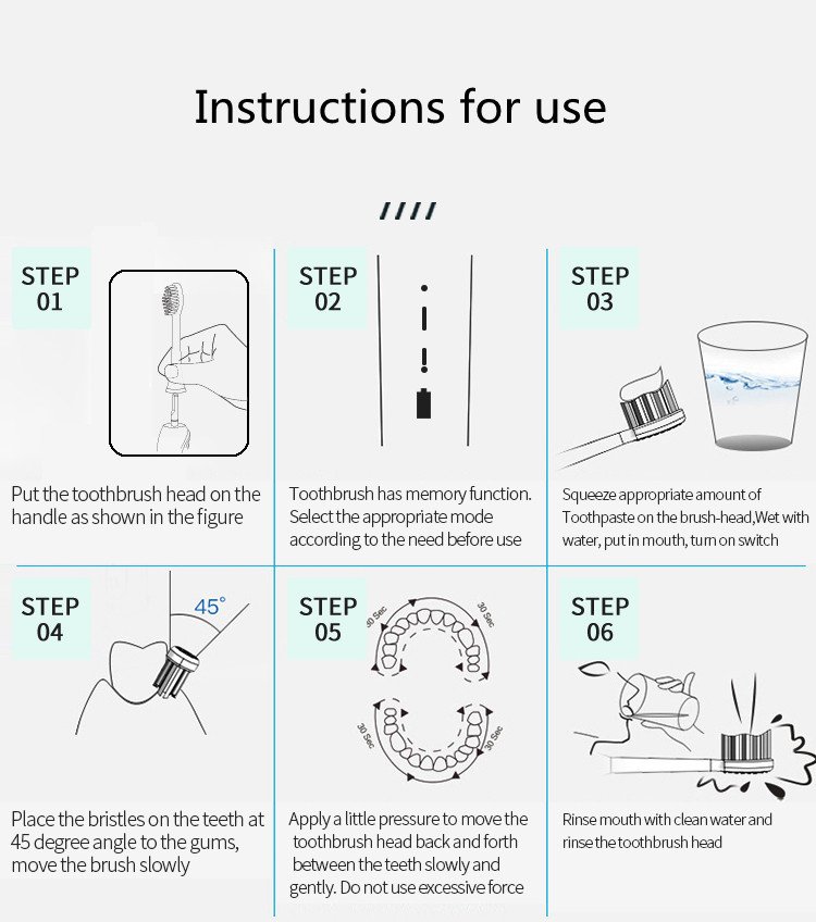 electric toothbrush rlt2001 details 14