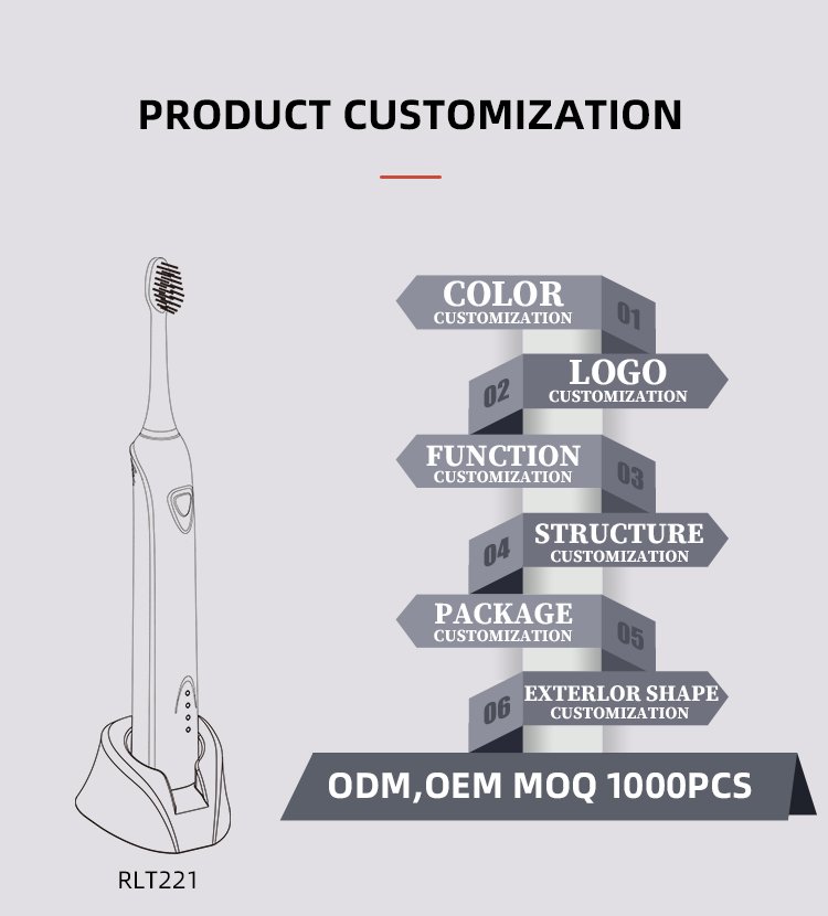 electric toothbrush rlt221 details 12