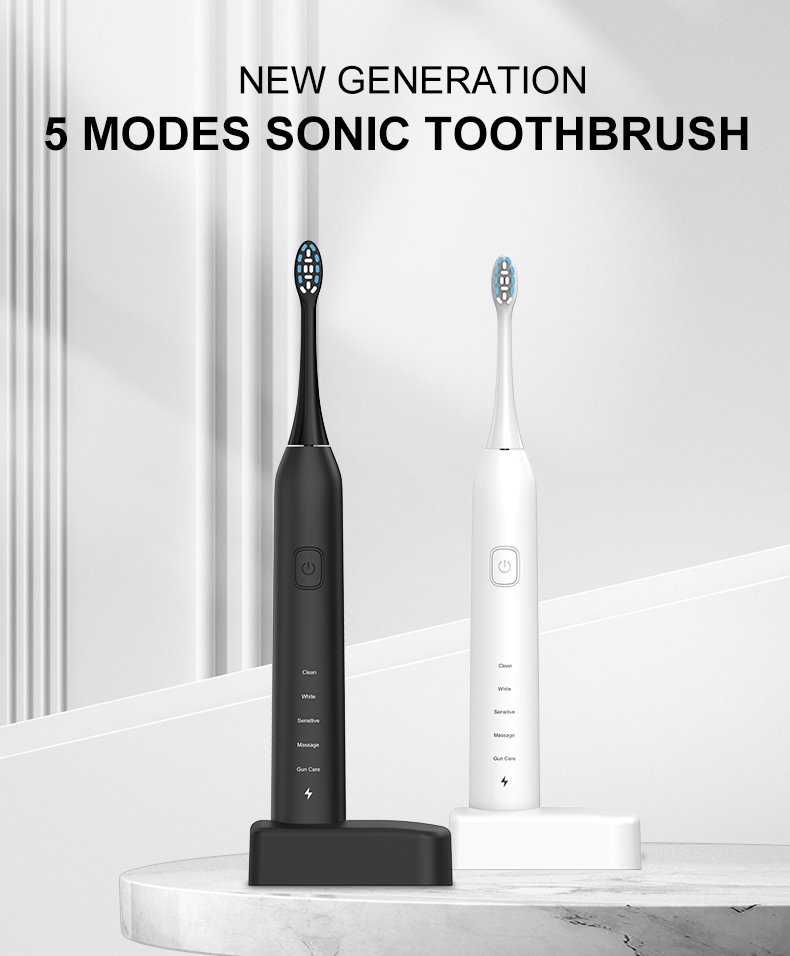 Premium 5-Mode Sonic Electric Toothbrush – Private Label Model TS1006 3 electric toothbrush ts1006 details 1
