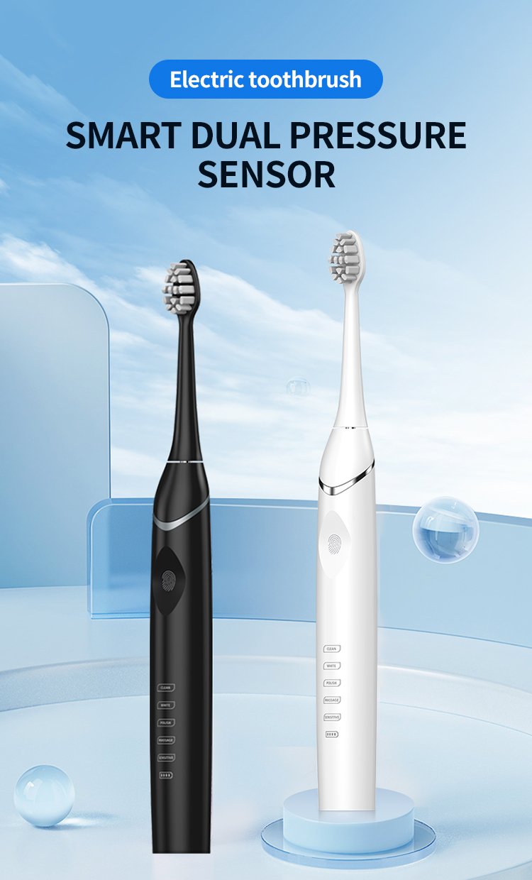 Spazzolino sonico intelligente con doppio sensore di pressione (2ª generazione) – Modello OEM/ODM TS11C 3 Dettagli sullo spazzolino elettrico TS11C 1