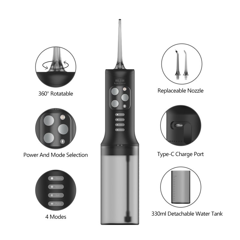 Idratante Orale Portatile da 330ml a Grande Capacità – Modello OEM FP16C 1 filo interdentale fp16c immagine principale 1