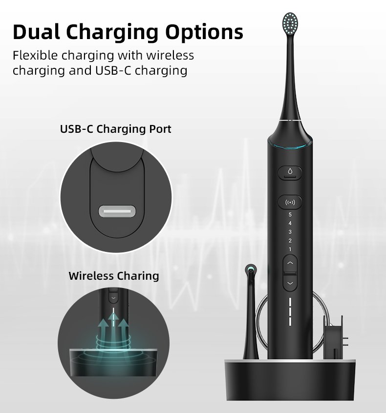 2-in-1 Electric Toothbrush & Water Flosser Combo – Innovative OEM Model TF01C 3 water flosser tf01cc details 1
