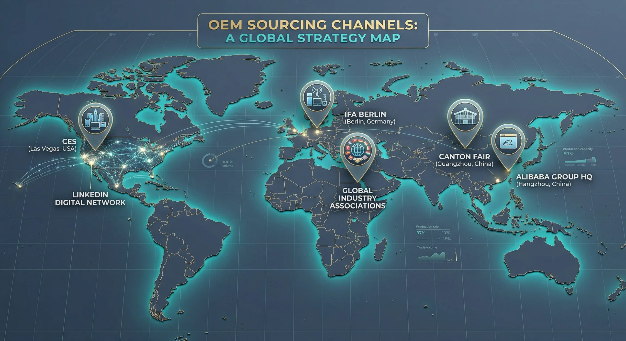 The Complete OEM/ODM Electric Toothbrush Manufacturing Guide 4 global sourcing channels oem manufacturers map scaled