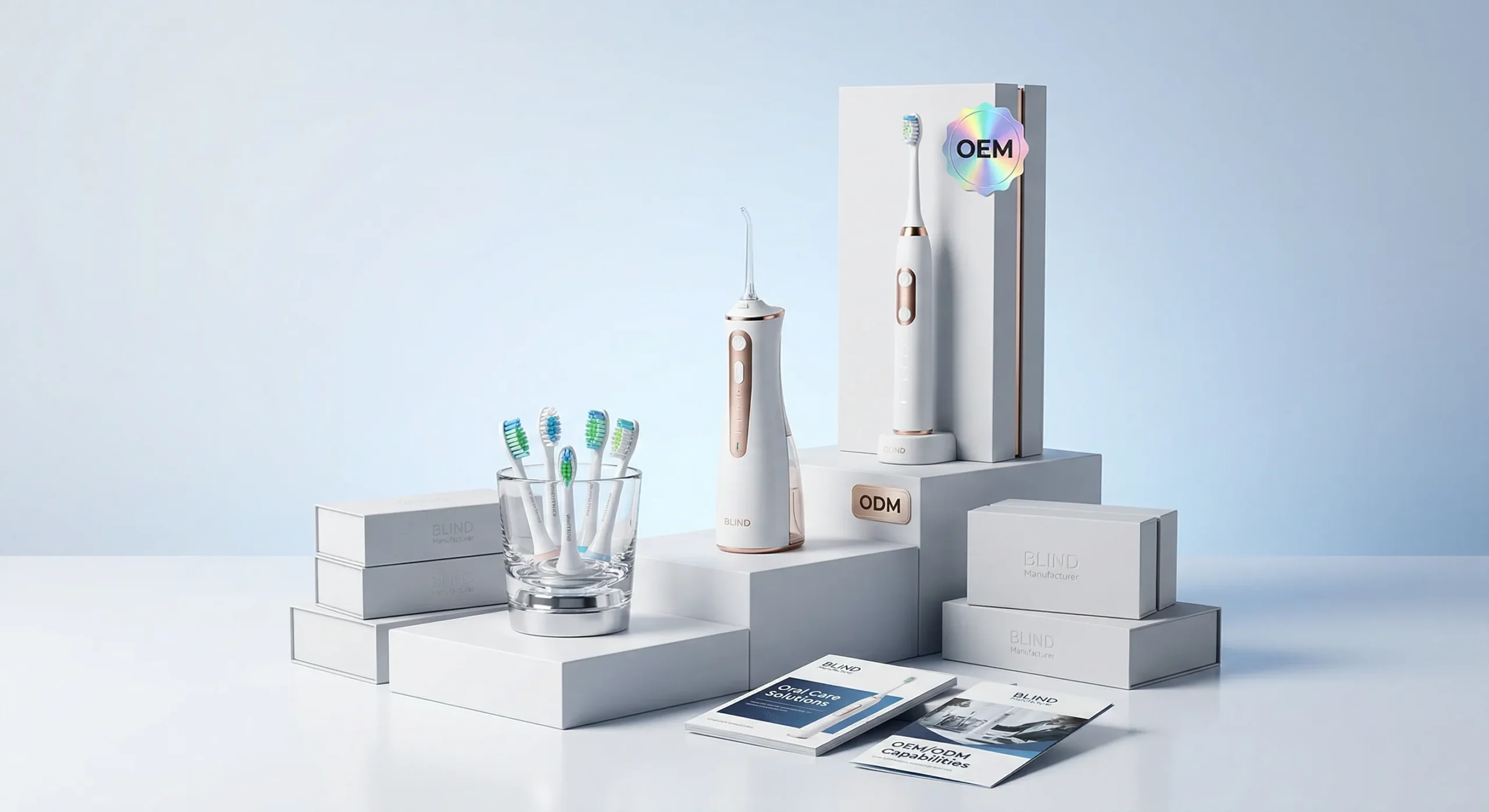 OEM vs ODM vs OBM: Complete Guide for Oral Care Brands (2026) 10 relish oem odm oral care product lineup electric toothbrush water flosser scaled