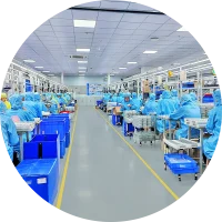 12 Production Lines Electric Toothbrush Assembly Capacity 12 advanced production lines ensuring a 1.2 million plus monthly capacity for OEM electric toothbrushes.