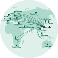 Global Export Network 120 Countries Oral Care Supplier Global export map demonstrating our reach as an oral care supplier exporting FDA and CE compliant toothbrushes to over 120 countries.